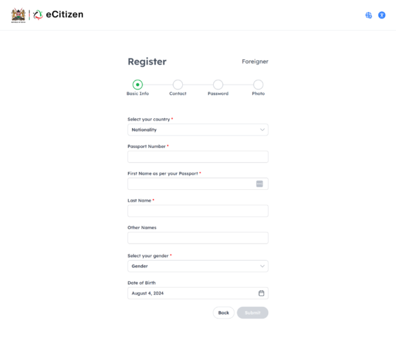 Foreigner Registration ecitizen