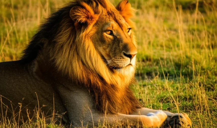 Kenya Safari Photography Tips: Best Parks for Wildlife Photos That Stop Scrolling 1 male lion golden hour Maasai Mara savannah close portrait warm light Kenya kenya safari photography tips best parks for wildlife photos