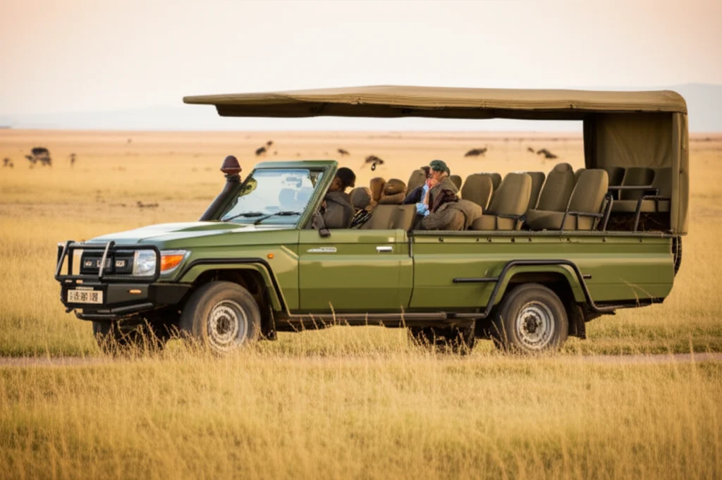 Samburu warriors in traditional red shuka near safari camp Kenya afternoon light samburu national reserve safari guide