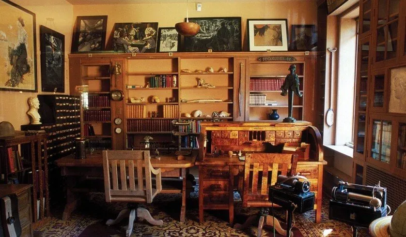 Furnished interior of the Karen Blixen Museum