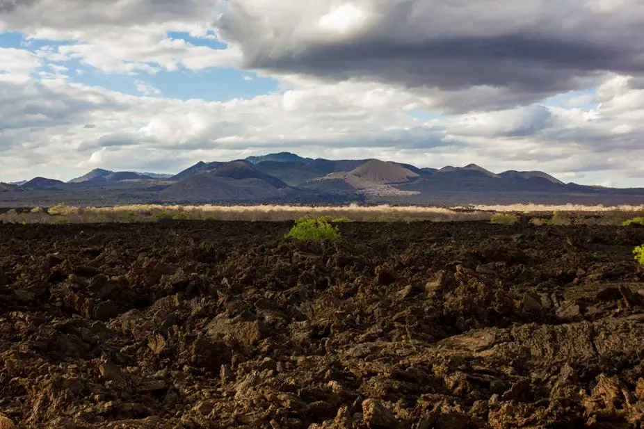 Kenya Safari Destinations 28 Volcanic hills beneath a dramatic sky