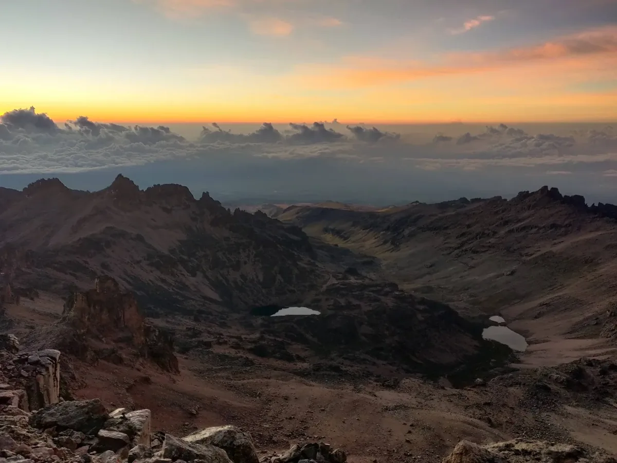 Kenya Safari Destinations 27 A rocky mountain landscape at first light